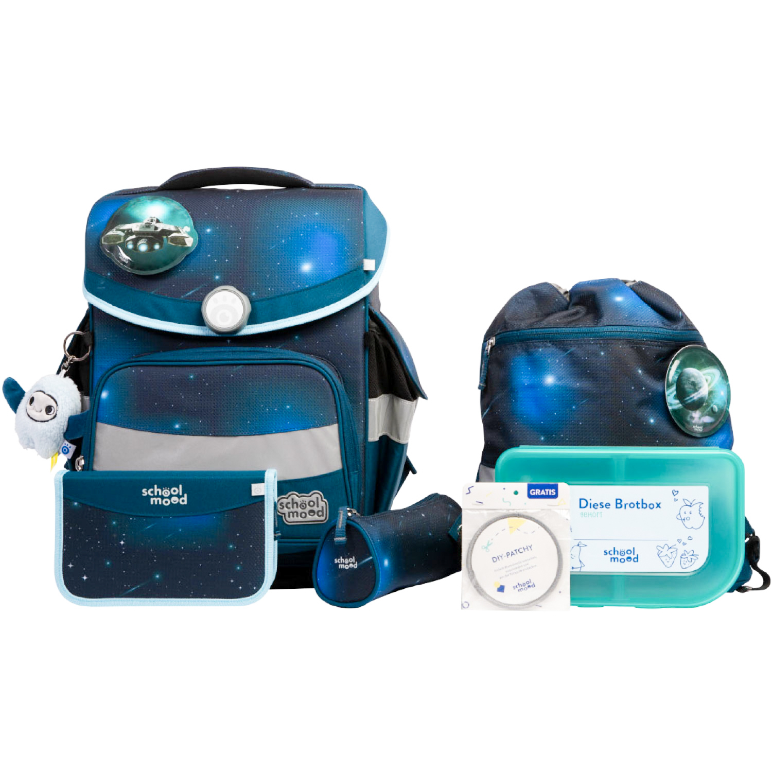 Timeless Pro Moritz (Weltall), 7-tlg. Schulranzenset Timeless Pro Moritz (Weltall), 7-tlg. Schulranzenset