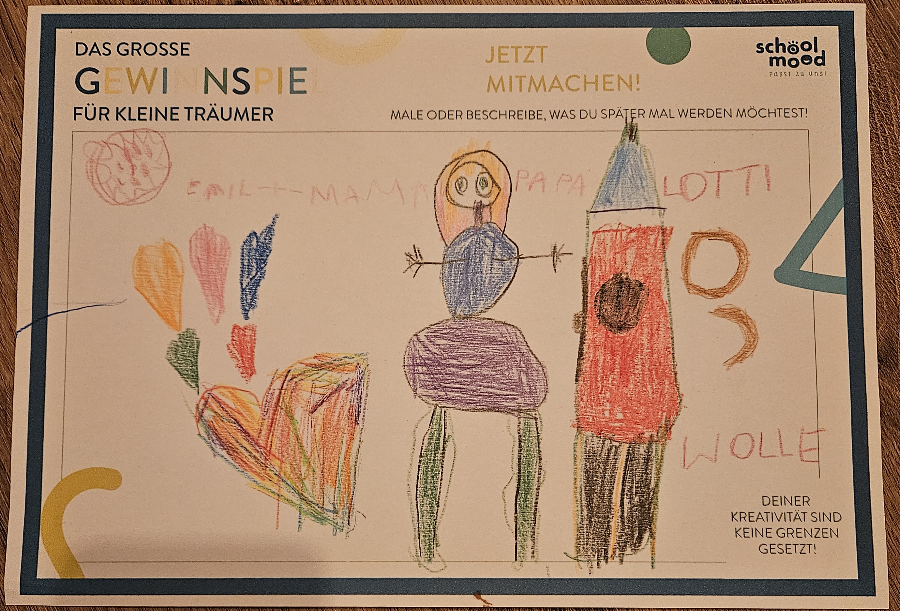 Emil, 5 Jahre - Astronaut