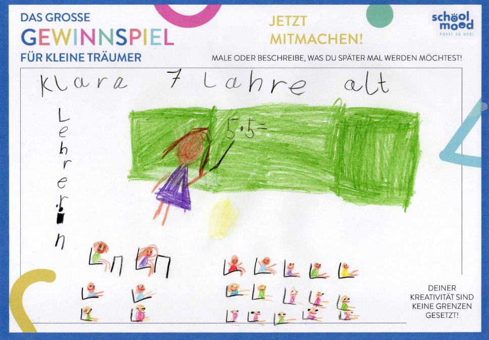 Klara, 7 Jahre - Lehrerin