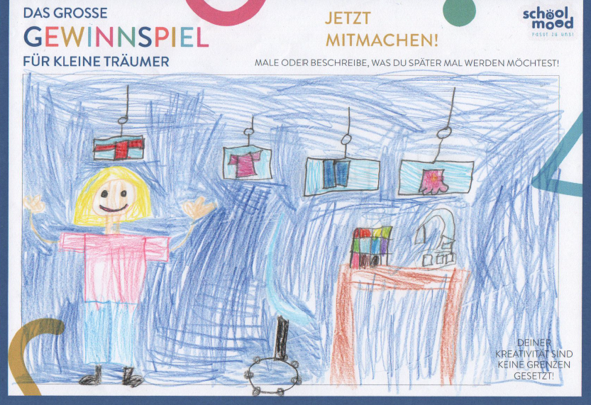 Lina, 7 Jahre - Modedesignerin