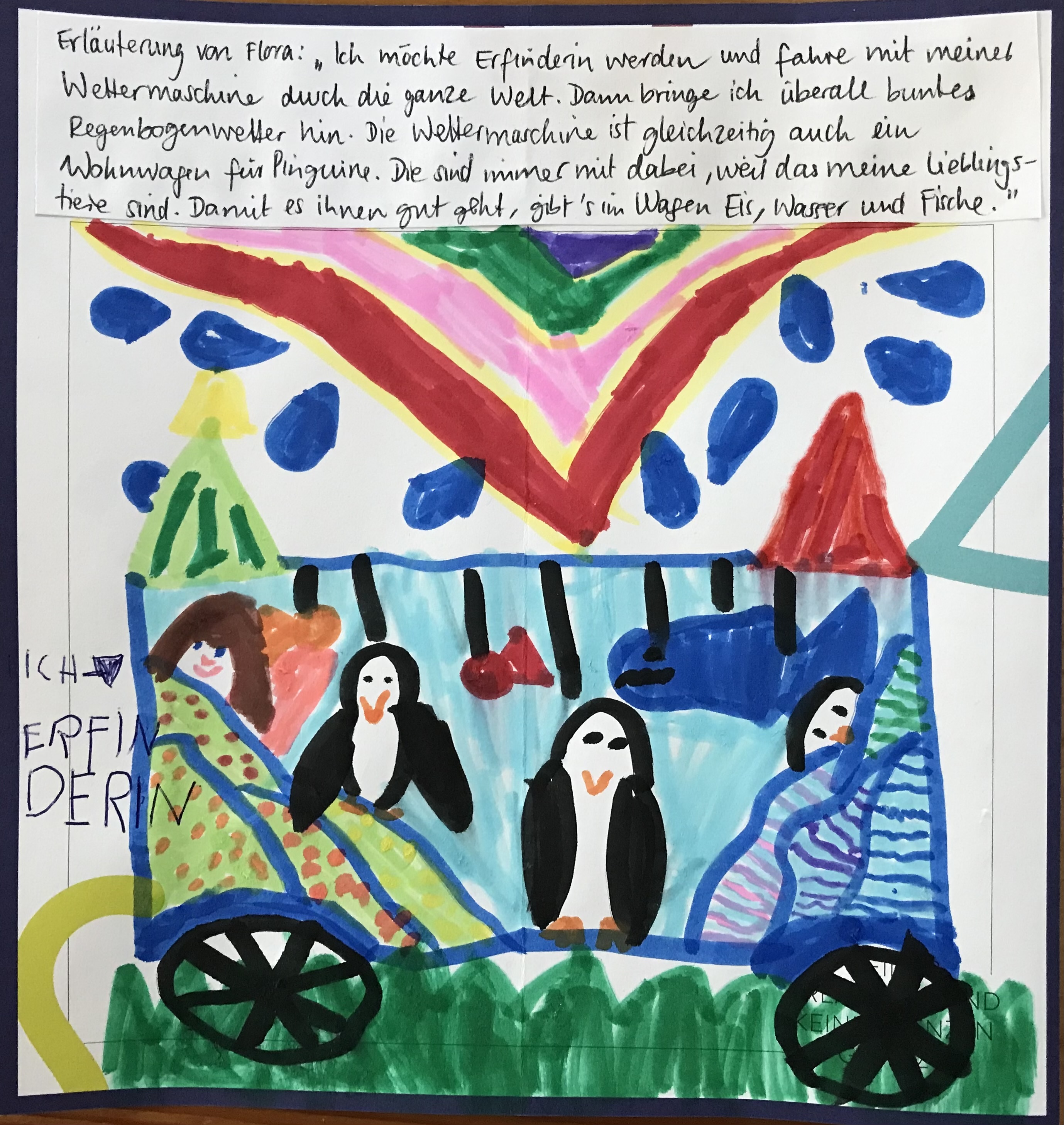 Flora, 6 Jahre - Erfinderin