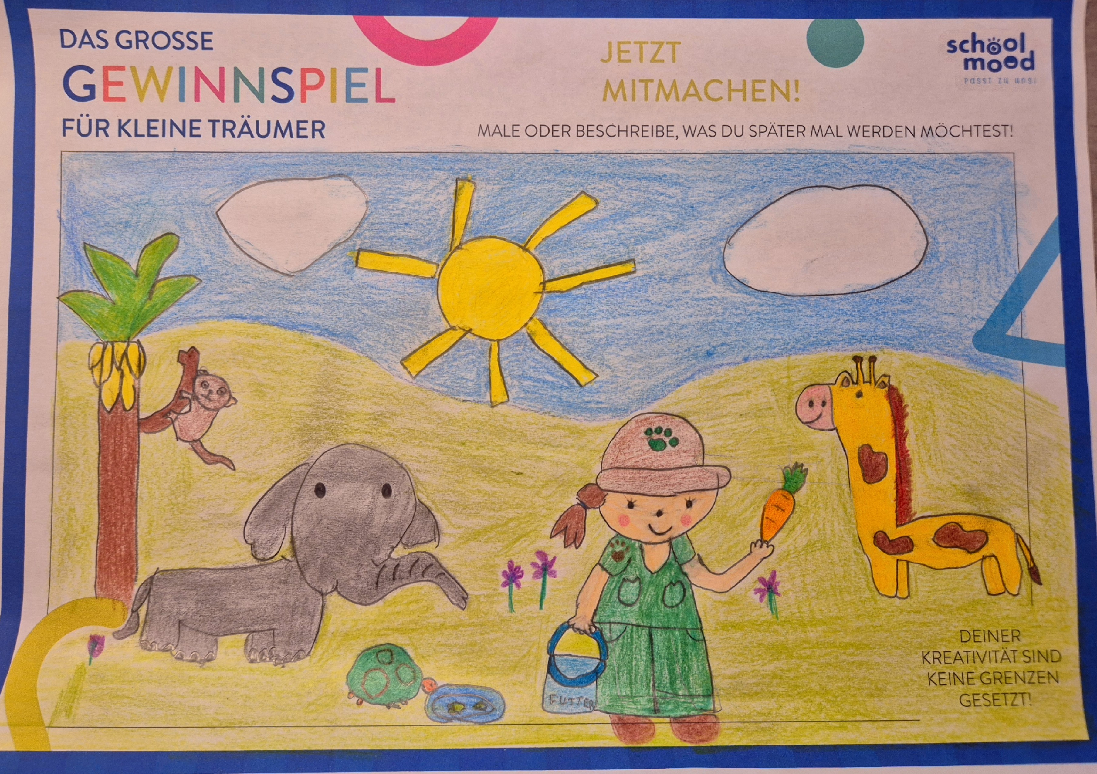 Leana, 6 Jahre - Tierpflegerin