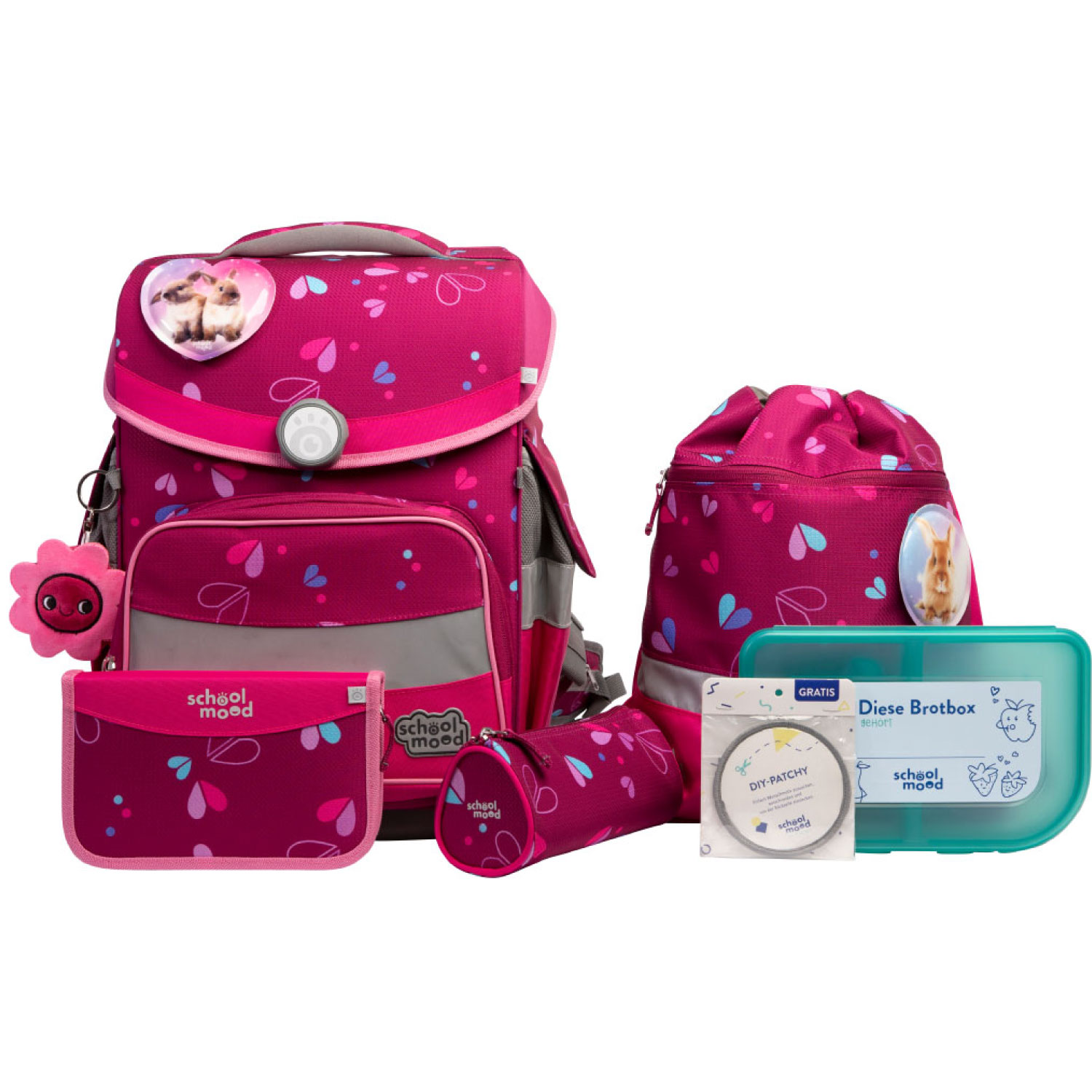 Timeless Pro Klara (Häschen), 7-tlg. Schulranzenset Timeless Pro Klara (Häschen), 7-tlg. Schulranzenset