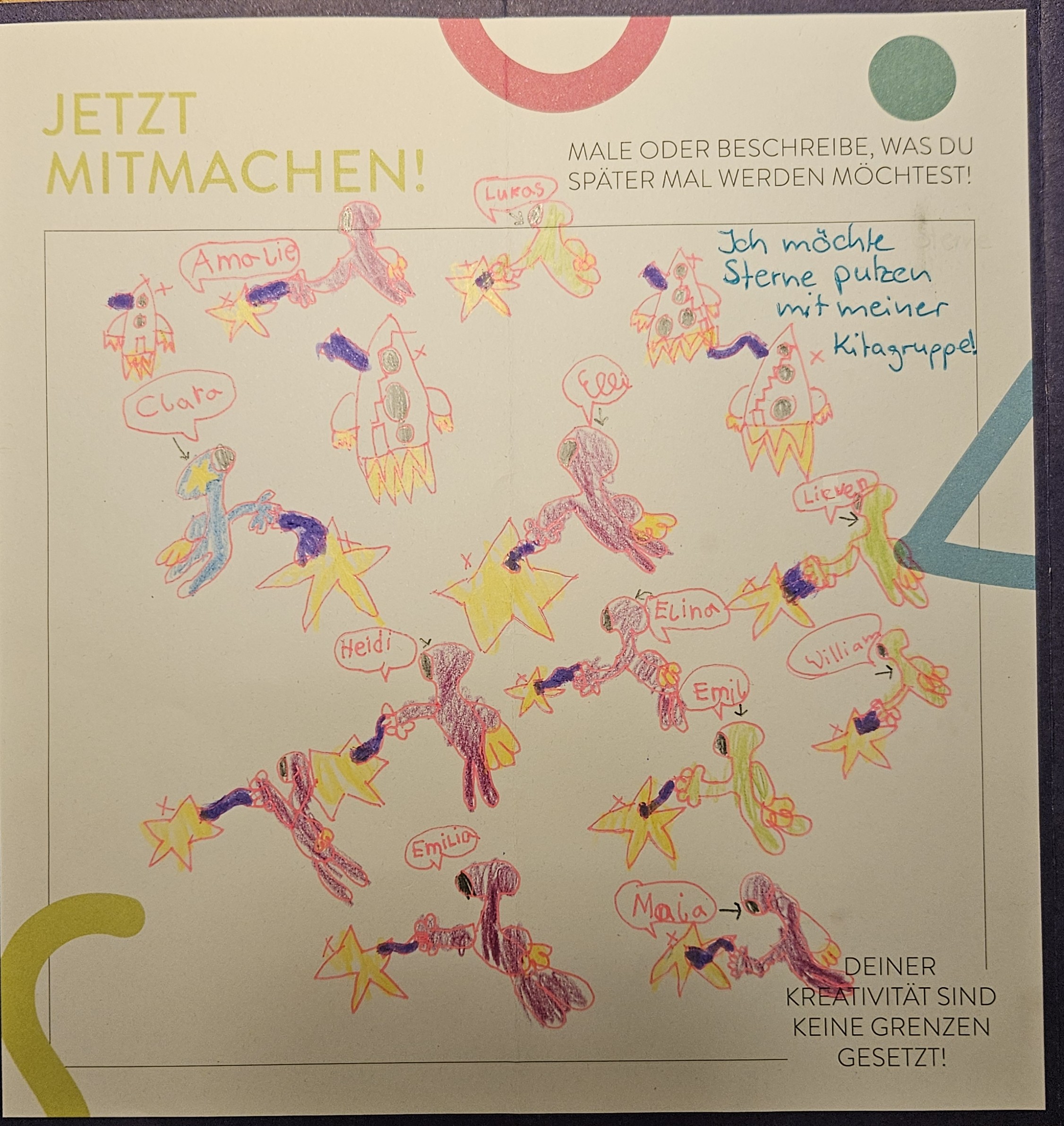 Clara, 7 Jahre - Astronautin