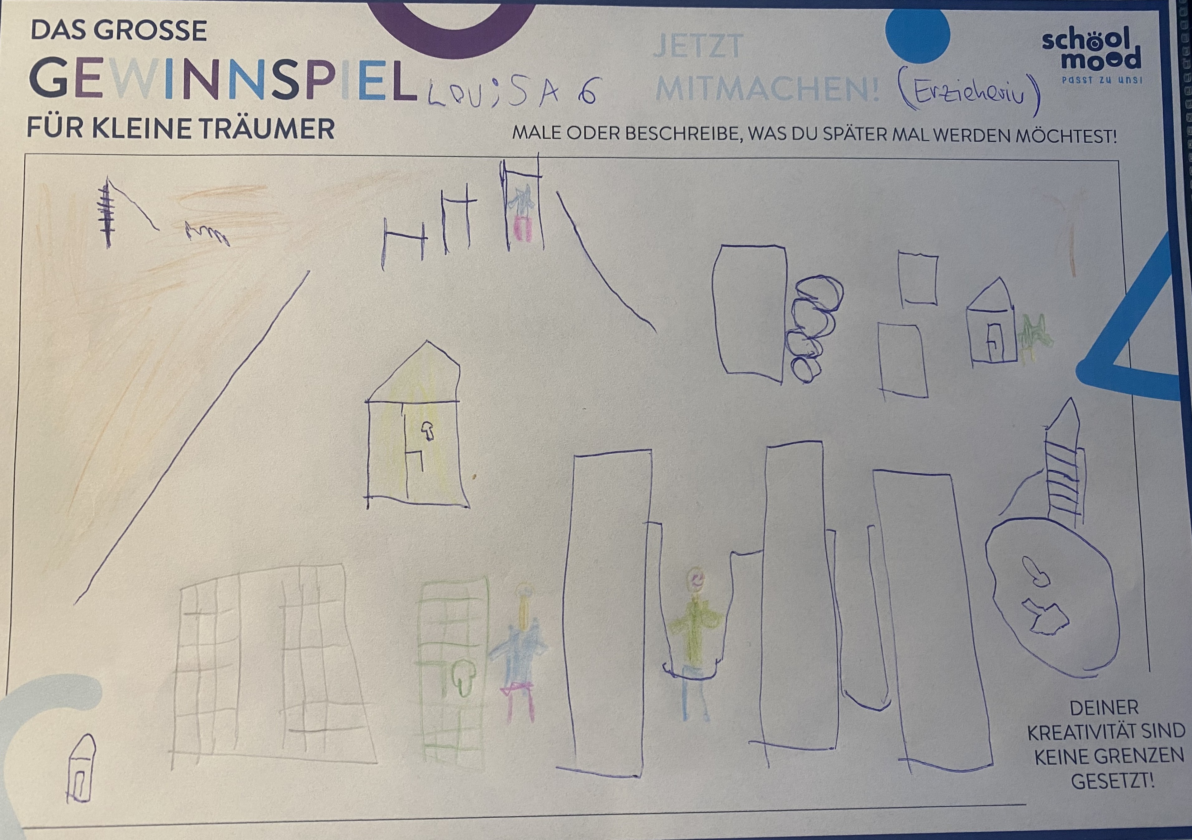 Louisa, 6 Jahre - Erzieherin