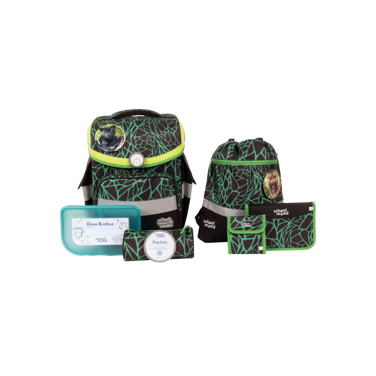 Timeless Linus (Panther), 7-tlg. Schulranzenset Timeless Linus (Panther), 7-tlg. Schulranzenset