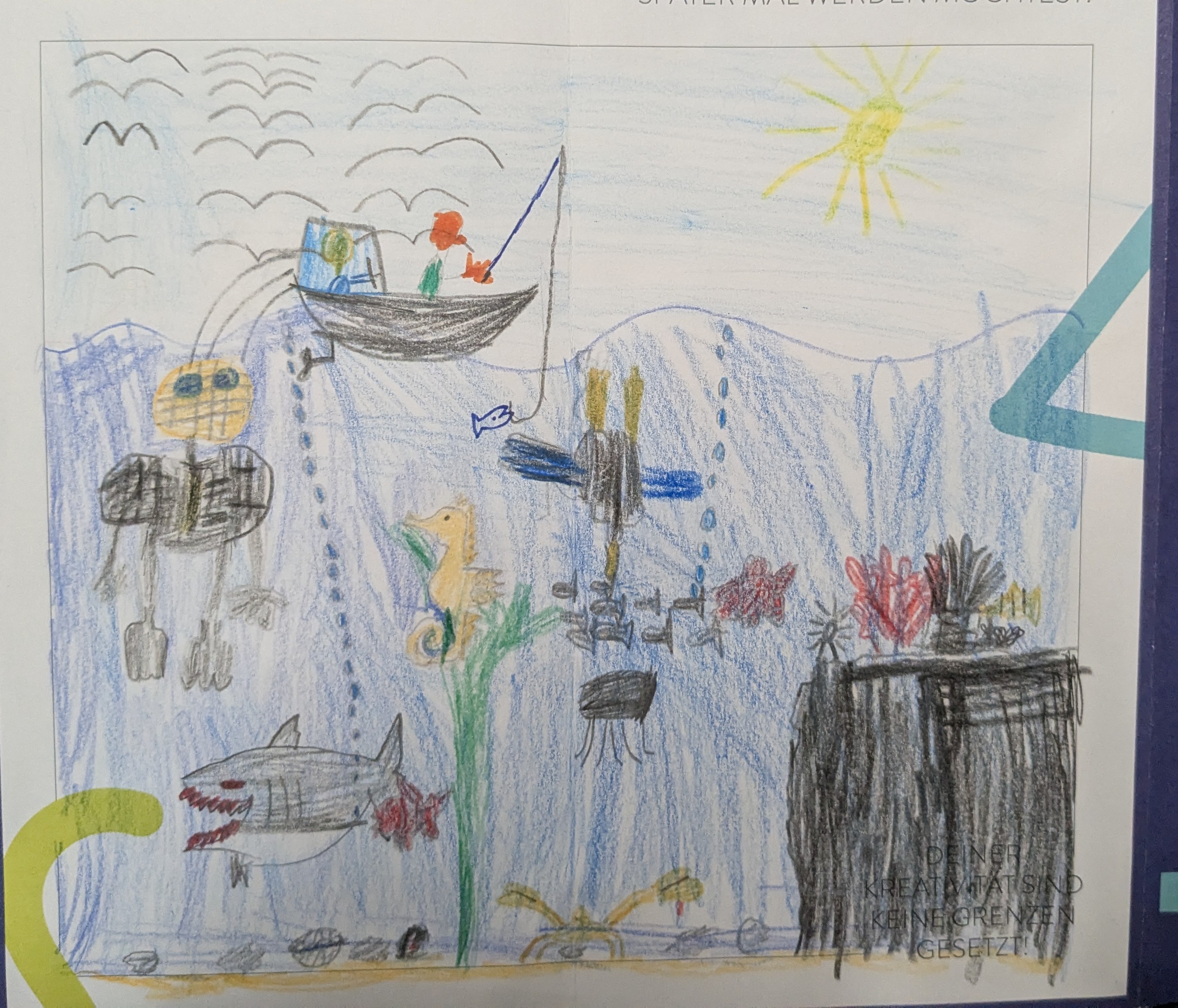 Philipp, 7 Jahre - Taucher