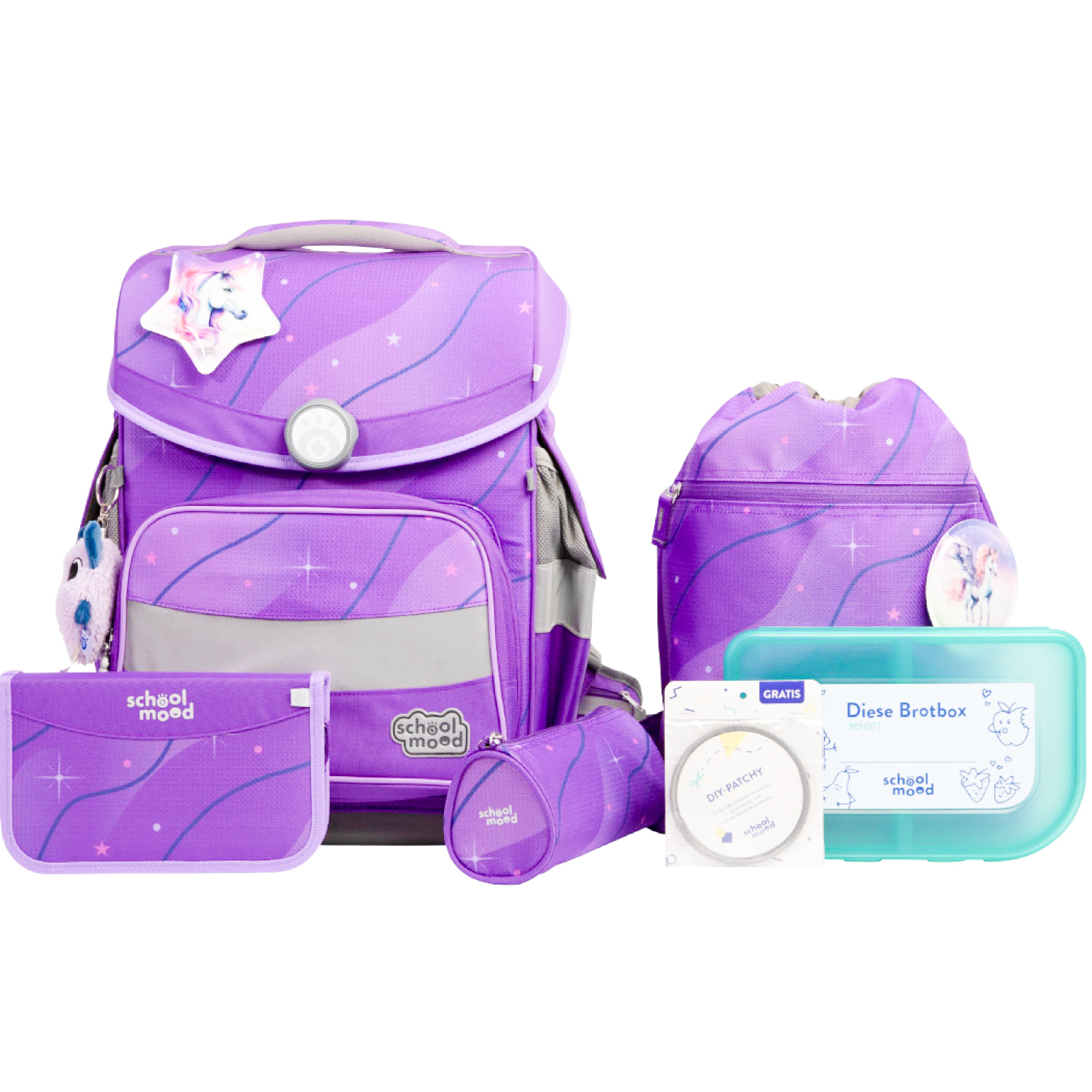 Timeless Pro Marie (Pegasus), 7-tlg. Schulranzenset Timeless Pro Marie (Pegasus), 7-tlg. Schulranzenset