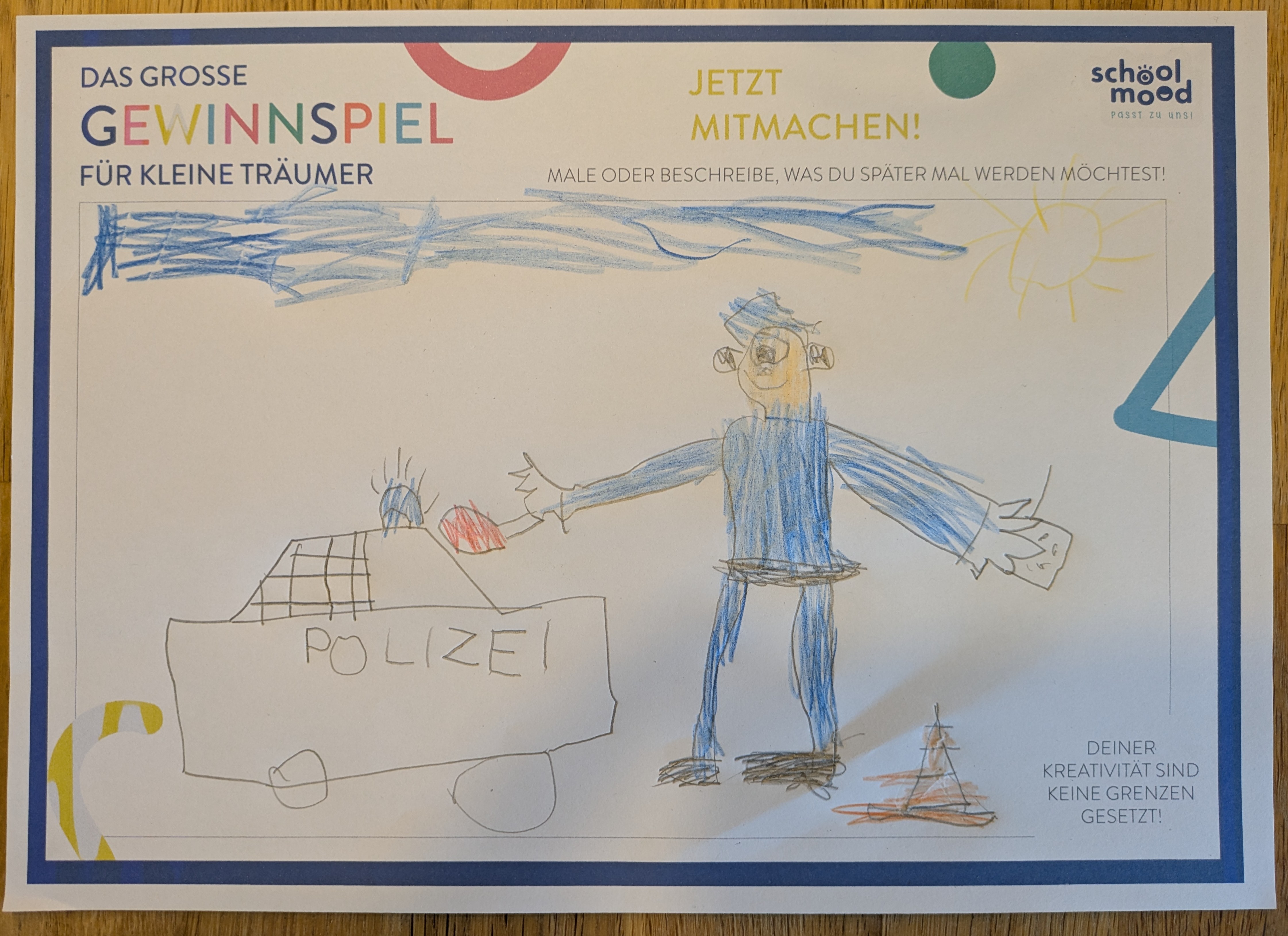 Tim, 5 Jahre - Polizist