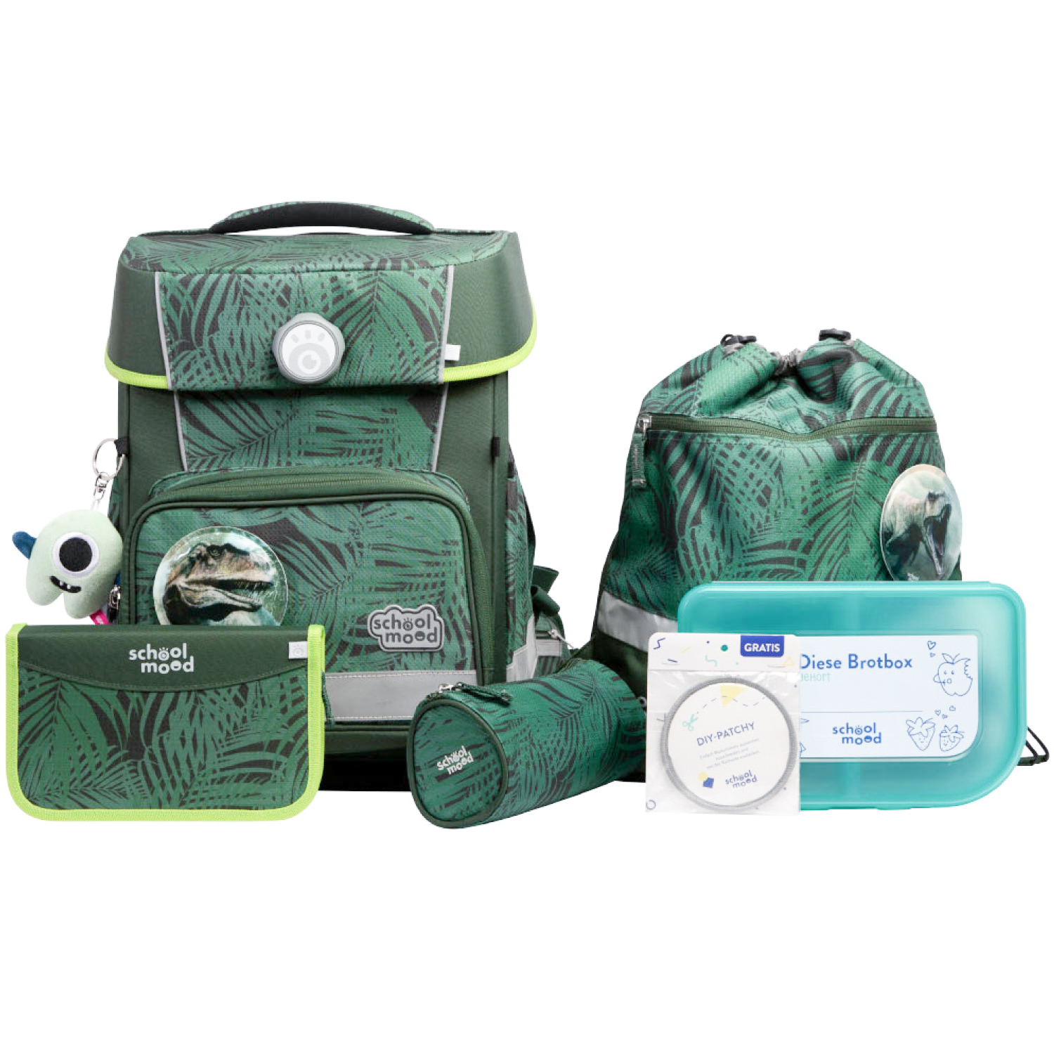 Champion Pro Daniel (Dinosaurier), 7-tlg. Schulranzenset Champion Pro Daniel (Dinosaurier), 7-tlg. Schulranzenset