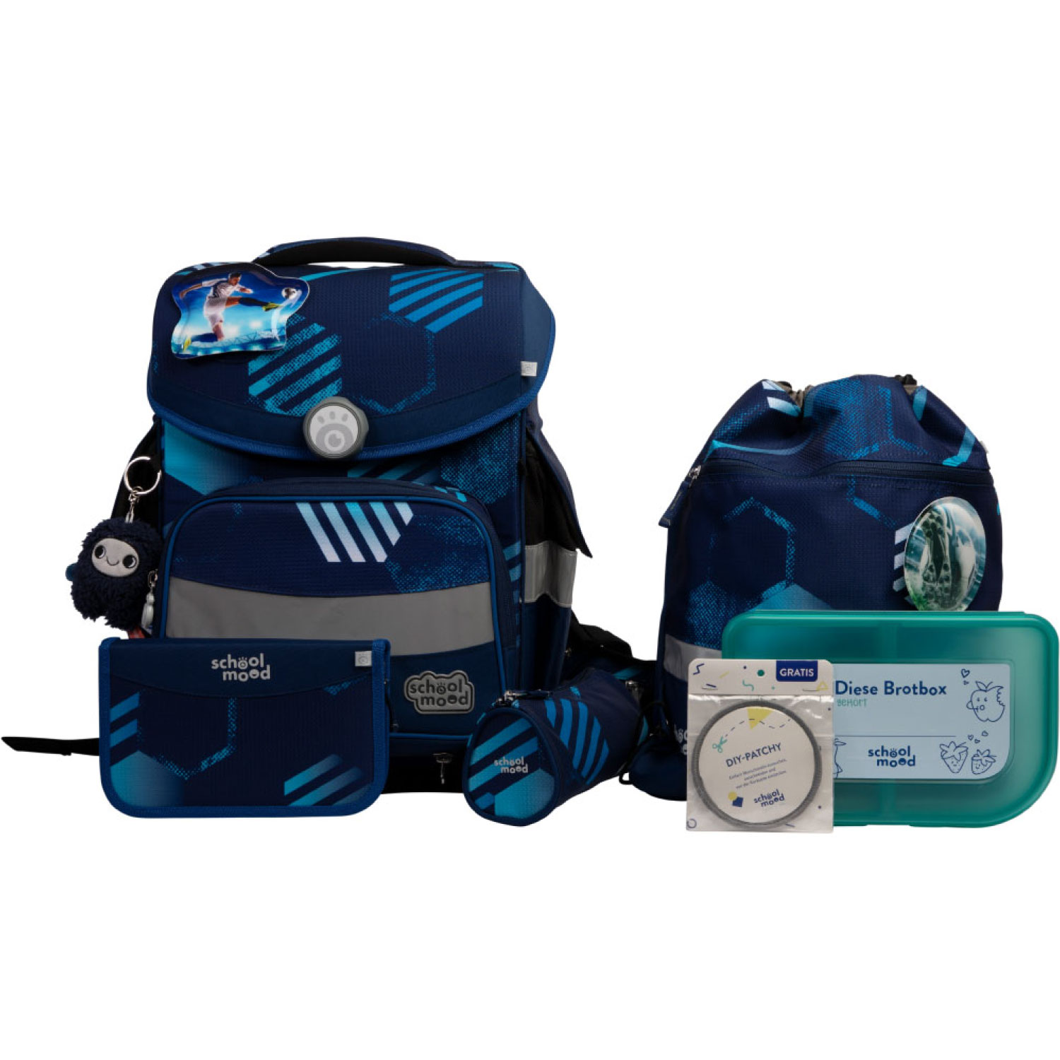 Timeless Pro Jonas (Fußball), 7-tlg. Schulranzenset Timeless Pro Jonas (Fußball), 7-tlg. Schulranzenset