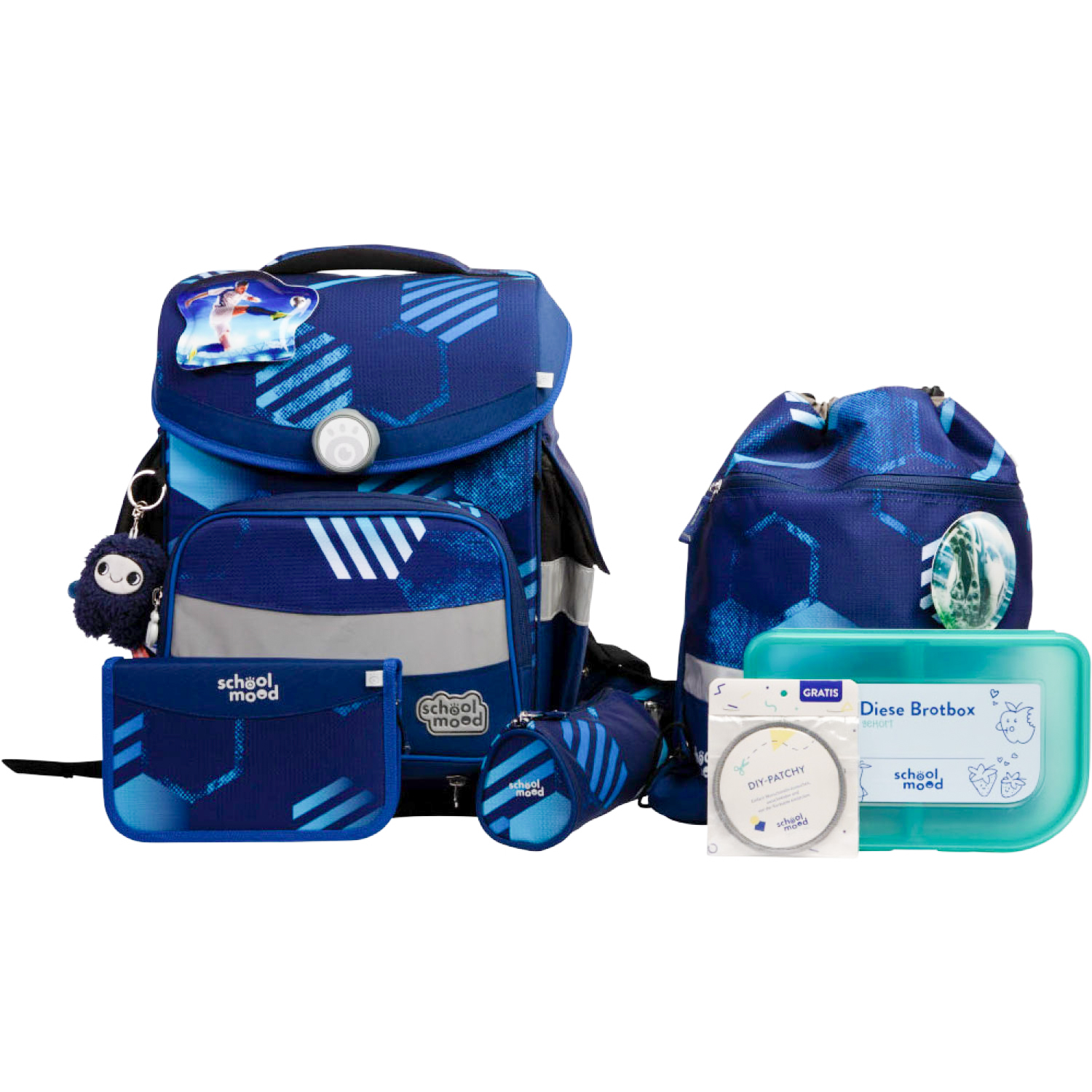 Timeless Pro Jonas (Fußball), 7-tlg. Schulranzenset Timeless Pro Jonas (Fußball), 7-tlg. Schulranzenset