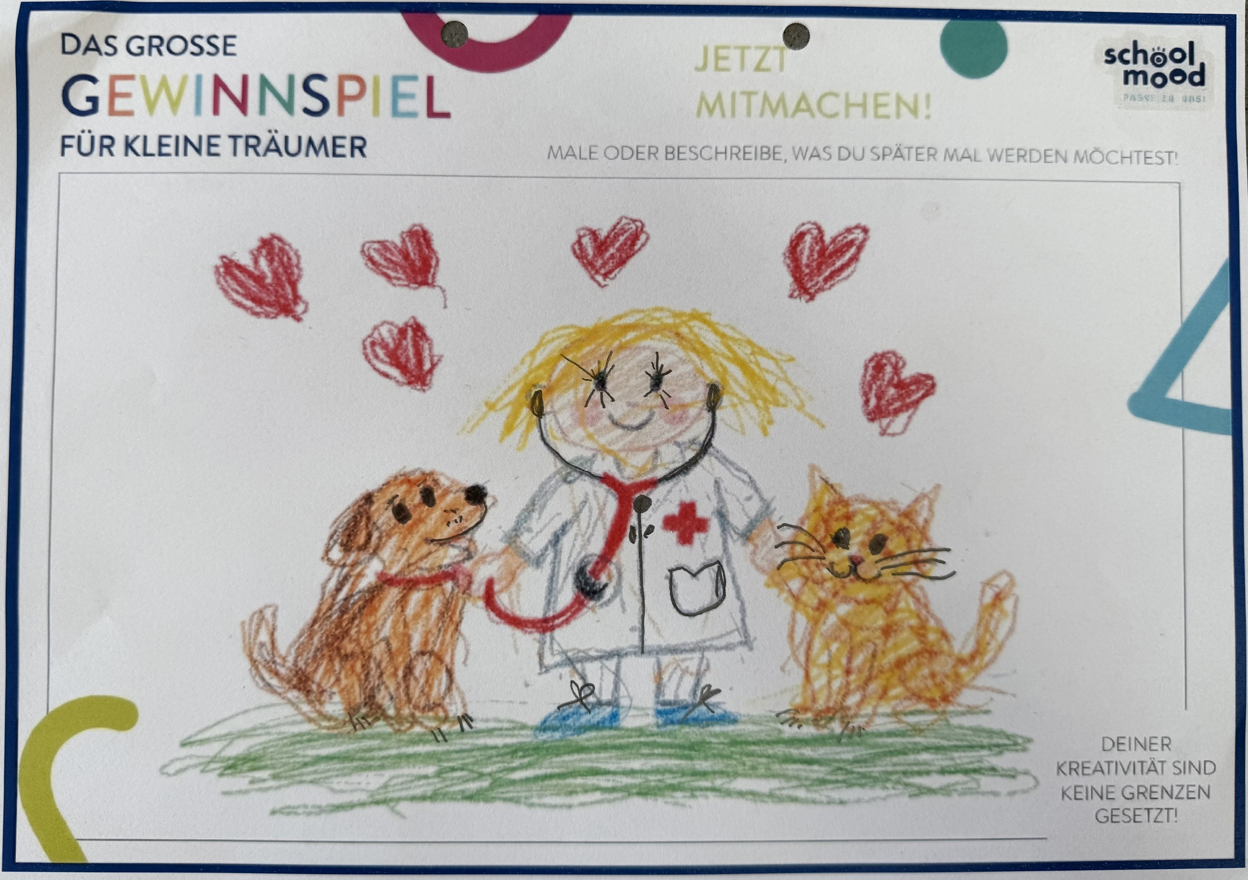 Carlotta, 6 Jahre - Tierärztin