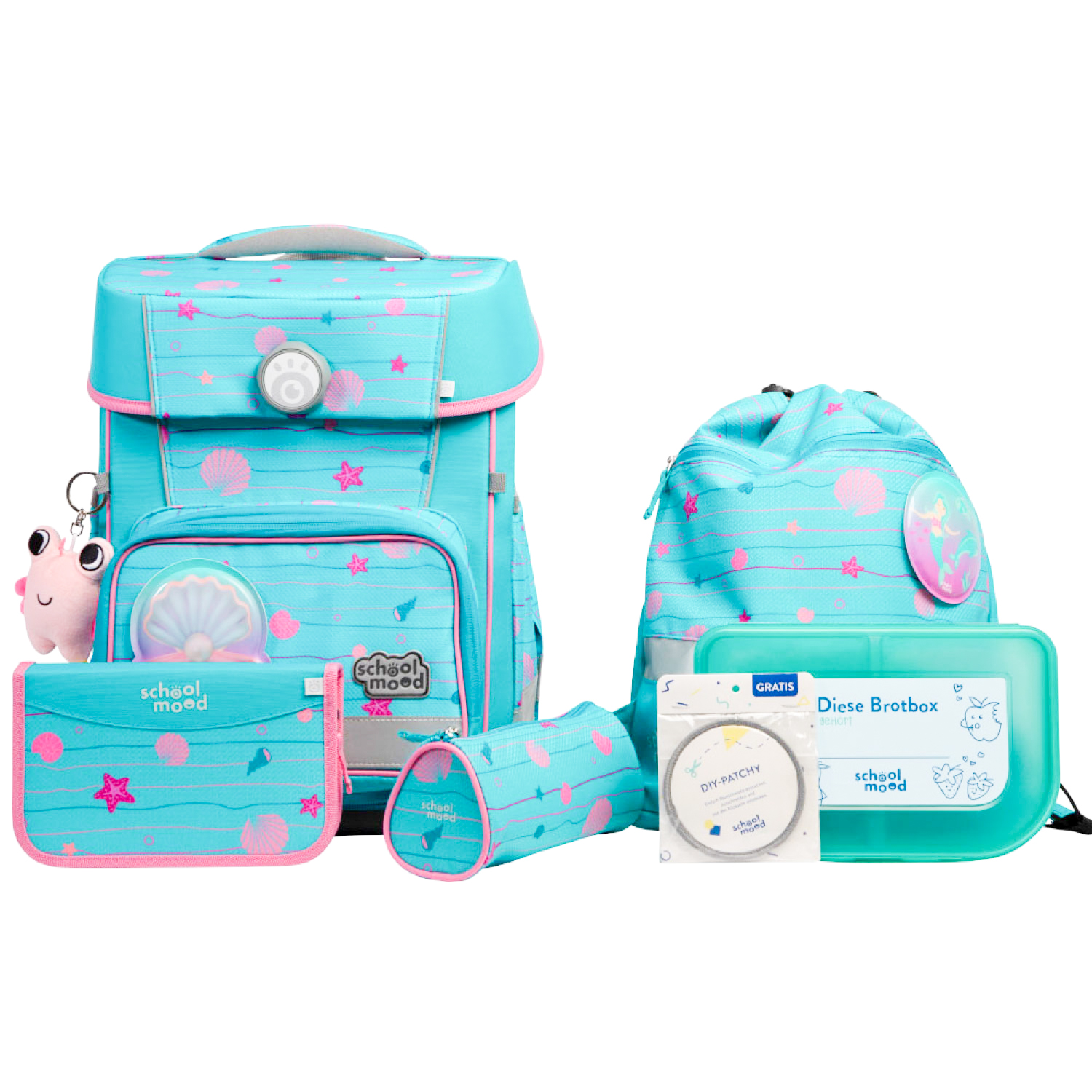 Champion Pro Lilly (Meerjungfrau), 7-tlg. Schulranzenset Champion Pro Lilly (Meerjungfrau), 7-tlg. Schulranzenset