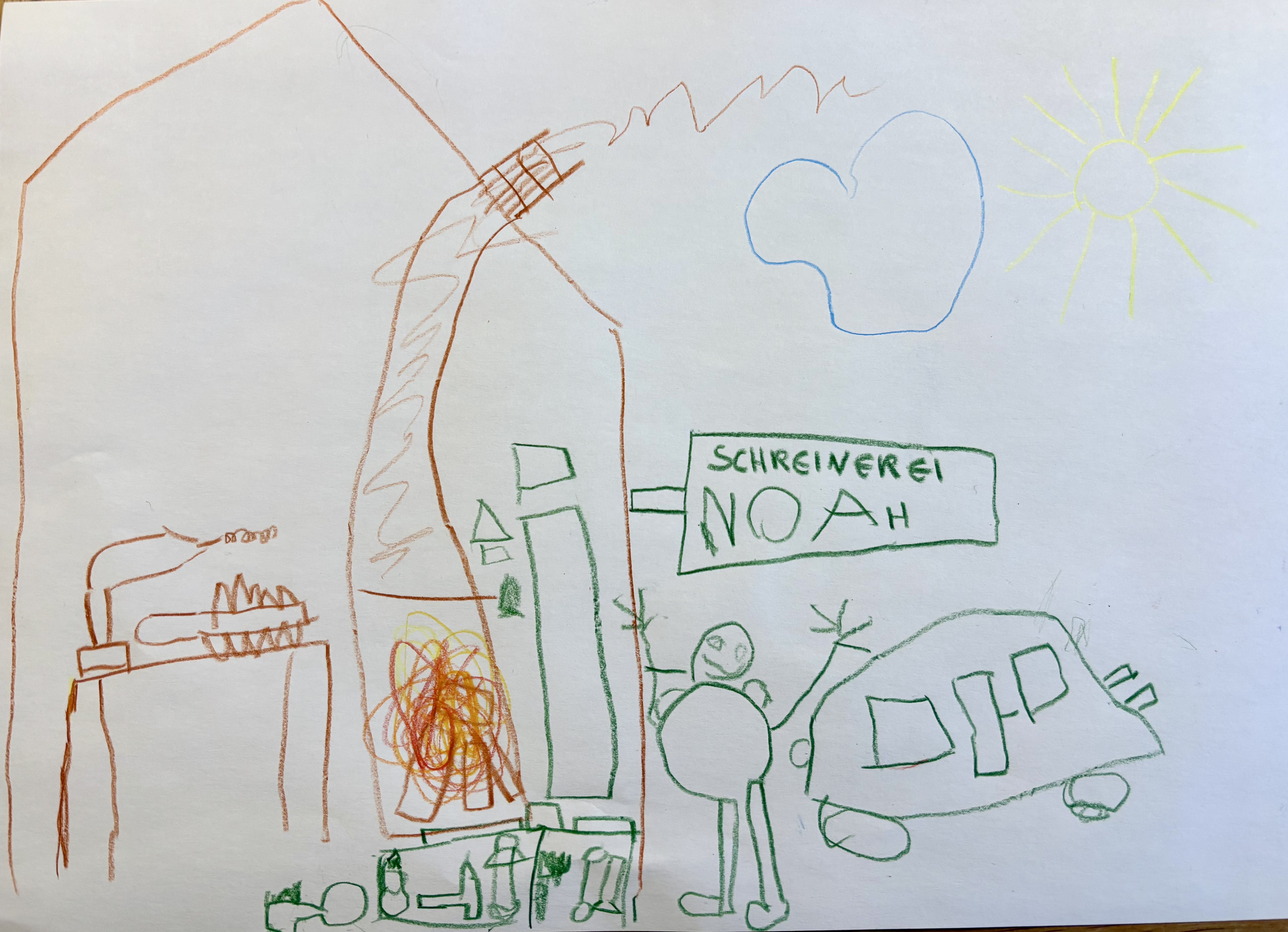 Noah, 5 Jahre - Schreiner